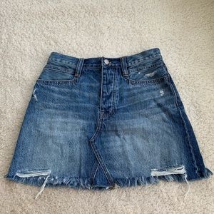 Madewell, jean skirt